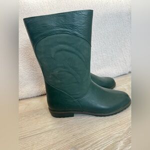 Waterproof Rain Boots Insulated Lined Cozy Outdoor Utility Size 11